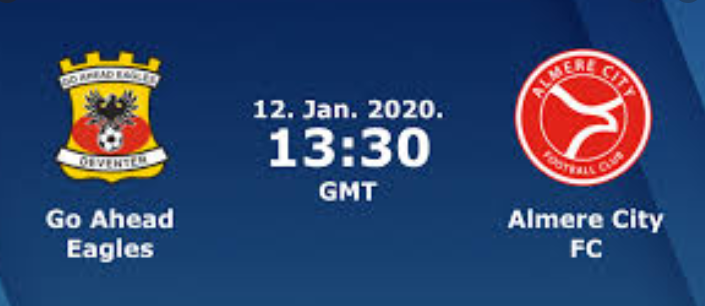 Go Ahead Eagles – Almere City iddaa maç tahmini 12.01.2020
