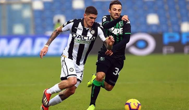 Udinese – Sassuolo iddaa maç tahmini 12 Ocak 2020