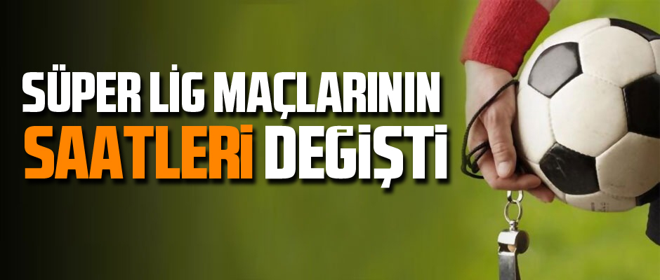 TFF Maç Saatlerinde Düzenlemeye Gitti